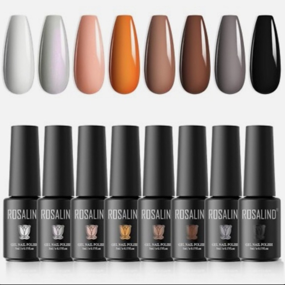 ROSALIND 8 Gel Nail Polish Kit